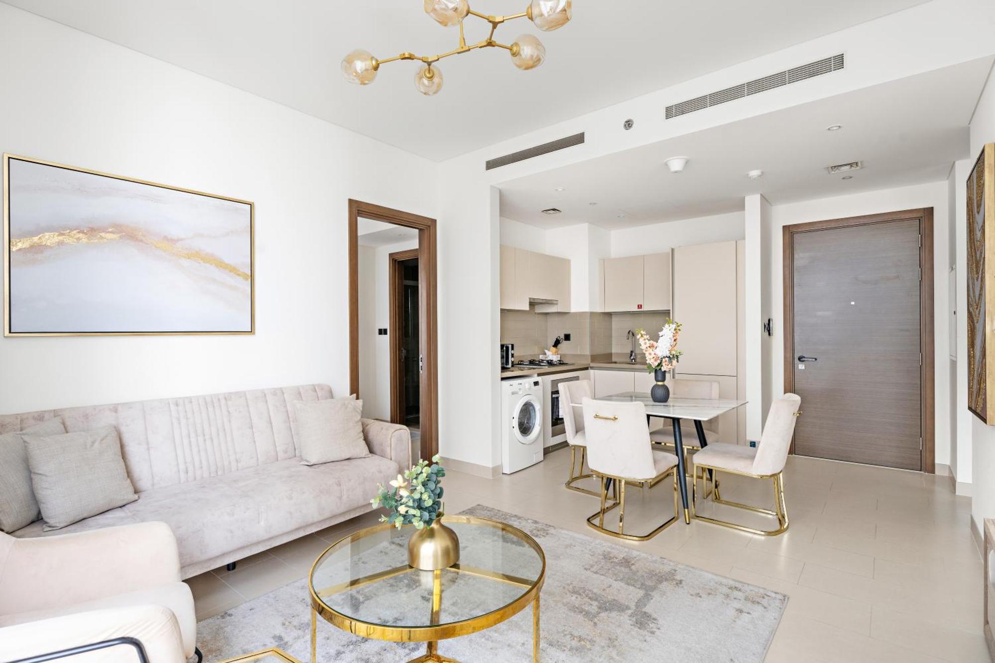 Beautiful 2 Bedroom Next To Business Bay - Sobha Creek Vista Dubai Exterior foto